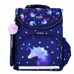 Mokyklinė kuprinė su priedais Starpak Unicorn Galaxy 492603, 6 dalių цена и информация | Школьные рюкзаки, спортивные сумки | pigu.lt