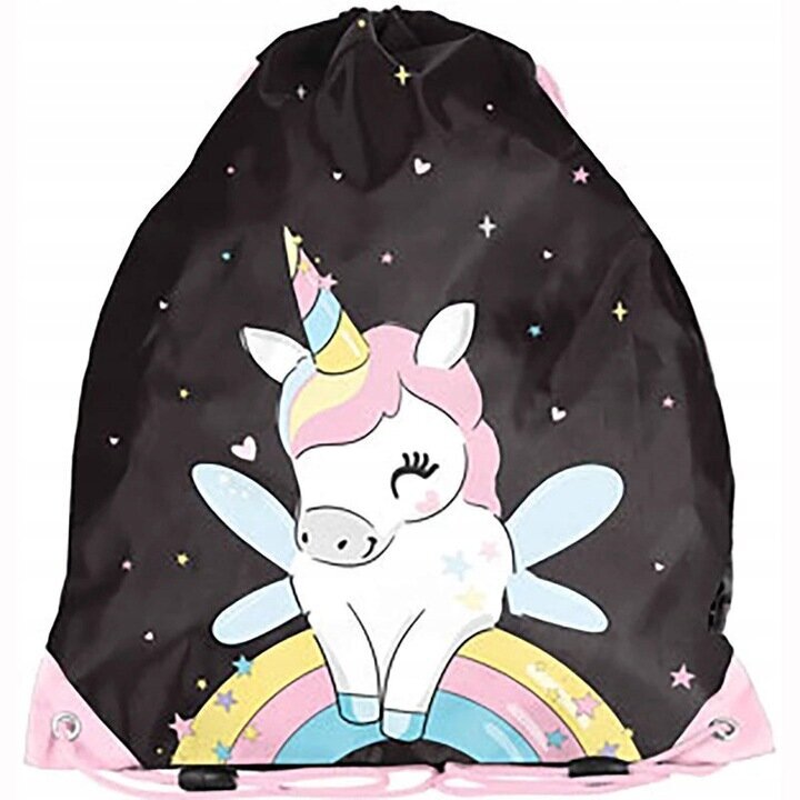 Mokyklinė kuprinė su priedais Rainbow Unicorn PP23UI-525, 7 dalių цена и информация | Kuprinės mokyklai, sportiniai maišeliai | pigu.lt