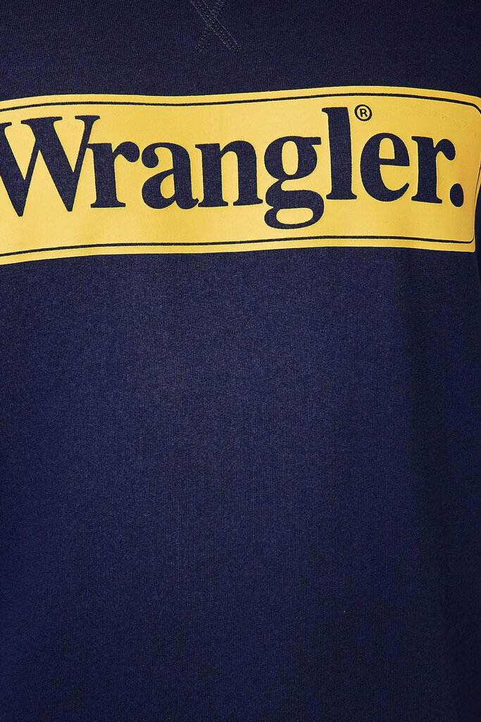 Džemperis vyrams Wrangler 112341196, mėlynas kaina ir informacija | Džemperiai vyrams | pigu.lt