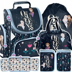 Mokyklinė kuprinė su priedais Frozen DF23LL-525, 4 dalių цена и информация | Школьные рюкзаки, спортивные сумки | pigu.lt