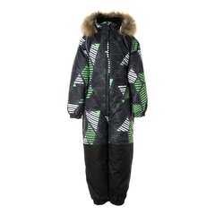 Детский комбинезон Huppa Wille 300 г 36430030*32587 4741632180048, черный/зелёный  цена и информация | Зимняя одежда для детей | pigu.lt