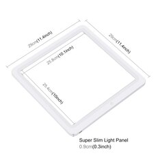 Puluz LED fotografavimo panelė, 29 cm kaina ir informacija | Fotografijos apšvietimo įranga | pigu.lt