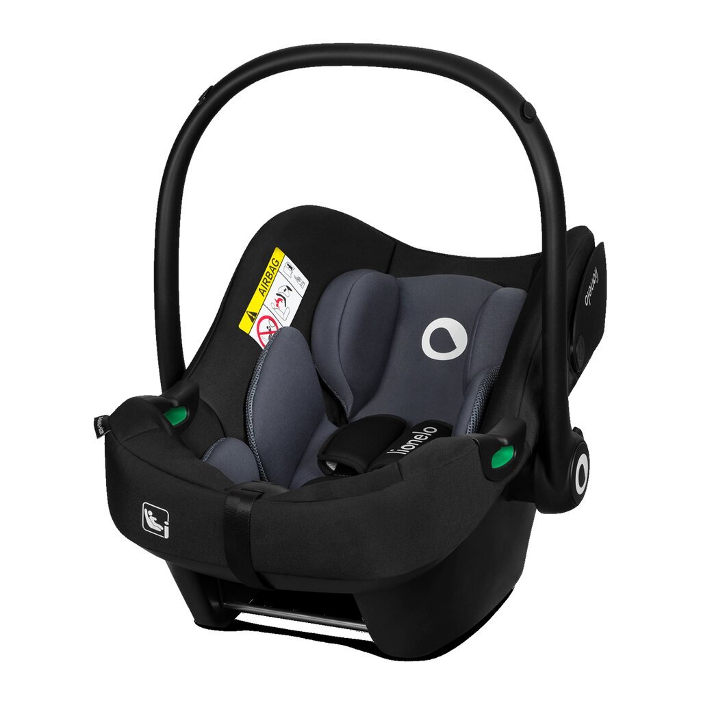 Automobilinė kėdutė Lionelo Astrid i-size, 0-13 kg, black/grey цена и информация | Autokėdutės | pigu.lt