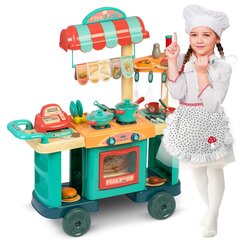Vaikiška virtuvėlė ant ratų Ricokids 773000 kaina ir informacija | Žaislai mergaitėms | pigu.lt