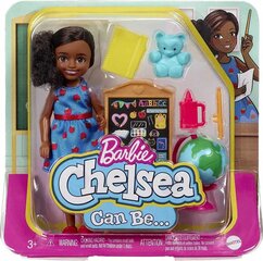 Lėlė Barbie Mattel rinkinys Chelsea karjeros mokytoja kaina ir informacija | Žaislai mergaitėms | pigu.lt