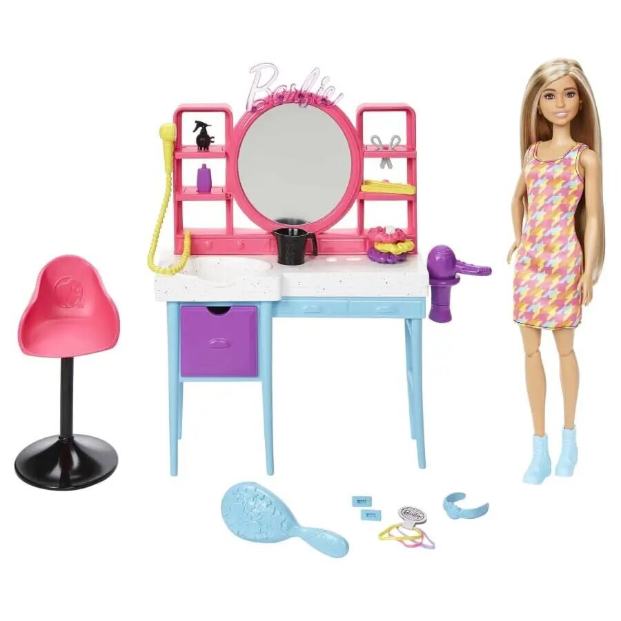Lėlė kirpykloje rinkinys Barbie kaina ir informacija | Žaislai mergaitėms | pigu.lt