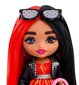 Lėlė Barbie Extra mini su akiniais ir priedais цена и информация | Žaislai mergaitėms | pigu.lt