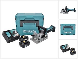 Аккумуляторная шовная фреза Makita Dpj 180 RM1, 18 В, с аккумулятором и зарядным блоком цена и информация | Фрезы | pigu.lt