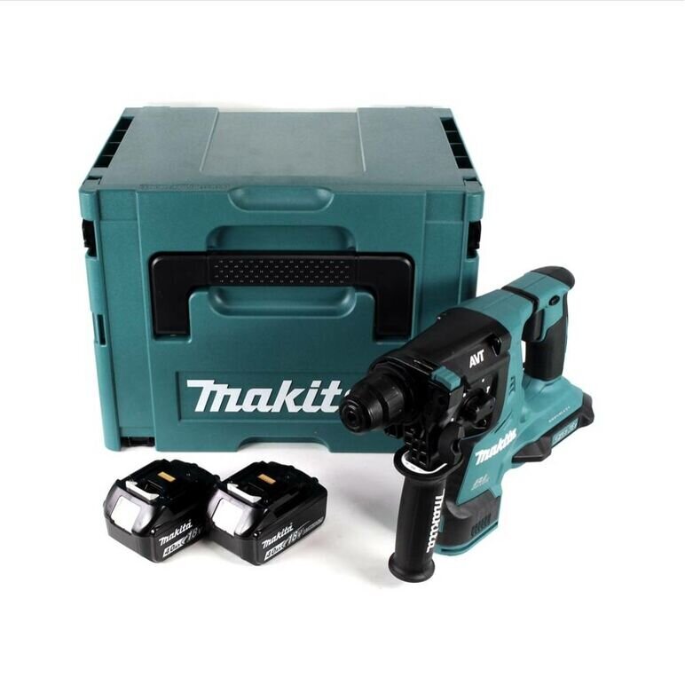 Akumuliatorinis perforatorius Makita, 2 x 18 V, su akumuliatoriumi, be įkroviklio kaina ir informacija | Perforatoriai | pigu.lt