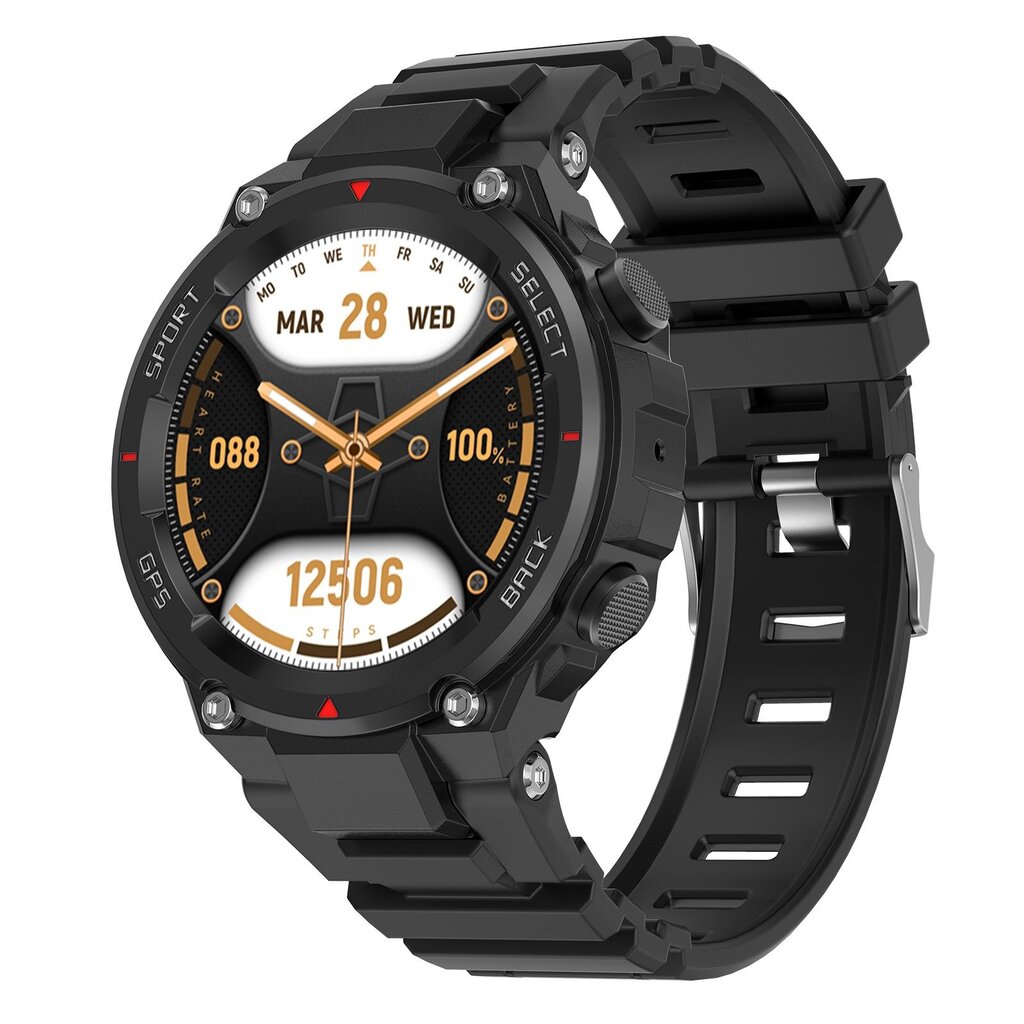 DT NO.1 DT5 Sport Black kaina ir informacija | Išmanieji laikrodžiai (smartwatch) | pigu.lt