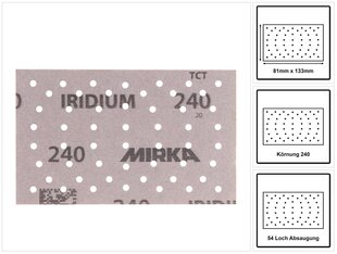 Шлифовальные ленты Mirka, 100 шт. цена и информация | Механические инструменты | pigu.lt