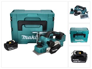 Аккумуляторный рубанок Makita DKP 181 M1J, 18 В, с аккумулятором, нет зарядного устройства цена и информация | Рубанки | pigu.lt