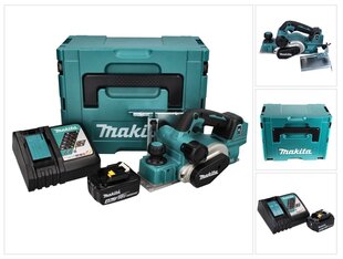 Аккумуляторный рубанок Makita Dkp 181 RM1J, 18 В, с аккумулятором и ЗУ цена и информация | Рубанки | pigu.lt