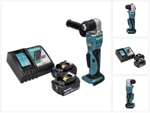 Угловая дрель Makita DDA 351 RM, 18 В, 18 В, с аккумулятором и зарядным блоком цена и информация | Шуруповерты, дрели | pigu.lt