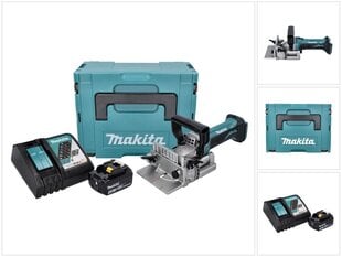 Аккумуляторная шовная фреза Makita Dpj 180 RM1J, 18 В, с аккумулятором и зарядным блоком цена и информация | Фрезы | pigu.lt