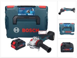 Akumuliatorinis kampinis šlifuoklis Bosch GWS 18V-10 SC 18 V 125 mm bešepetėlinis + 1x ProCORE akumuliatorius 8,0 Ah + L-Boxx - be įkroviklio kaina ir informacija | Šlifuokliai | pigu.lt