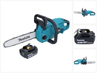 Аккумуляторная бензопила Makita DUC 307 F1X2, 18 В, с аккумулятором без зарядного блока цена и информация | Пилы, циркулярные станки | pigu.lt