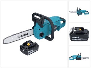 Аккумуляторная бензопила Makita DUC 307 T1X2, 18 В, с аккумулятором без зарядного блока цена и информация | Пилы, циркулярные станки | pigu.lt