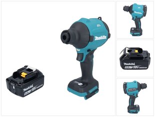 Аккумуляторный дуватель Makita DAS 180 T1J, 18 V, аккумулятор 5,0 Ah, без зарядного устройства цена и информация | Строительные фены | pigu.lt