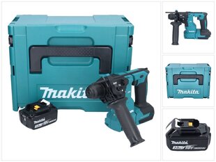 Аккумуляторный перфоратор Makita DHR 183 F1J, 18 В, с аккумулятором, без блока для зарядки цена и информация | Перфораторы | pigu.lt