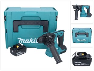 Аккумуляторный перфоратор Makita DHR 183 T1J, 18 В, с аккумулятором, без блока для зарядки цена и информация | Перфораторы | pigu.lt