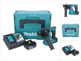 Аккумуляторный перфоратор Makita DHR 183 RG1J, 18 В, с аккумулятором и устройством для зарядки цена и информация | Перфораторы | pigu.lt