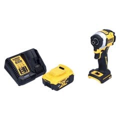 Akumuliatorinis smūginis veržliasukis DeWalt DCF 850 P1, 18 V, su akumuliatoriumi ir įkrovikliu kaina ir informacija | Suktuvai, gręžtuvai | pigu.lt