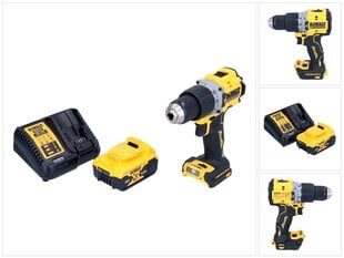 Smūginis gręžtuvas DeWalt DCD 805 P1, 18 V, su akumuliatoriumi ir įkrovikliu kaina ir informacija | Suktuvai, gręžtuvai | pigu.lt