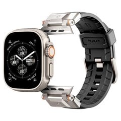 Spigen DuraPro Armor Apple Watch 4|5|6|7|SE 42|44|45|49 mm czarny|black AMP06065 цена и информация | Аксессуары для смарт-часов и браслетов | pigu.lt