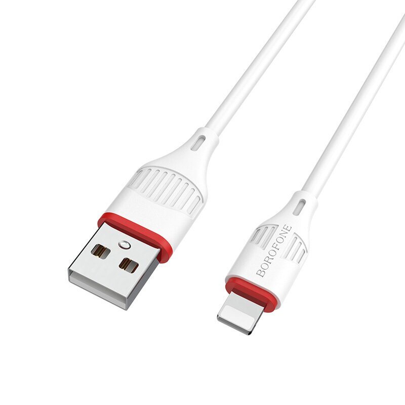 Borofone, USB-A/Lightning, 1 m kaina ir informacija | Kabeliai ir laidai | pigu.lt