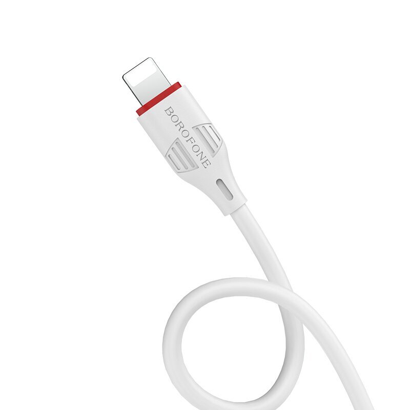 Borofone, USB-A/Lightning, 1 m kaina ir informacija | Kabeliai ir laidai | pigu.lt