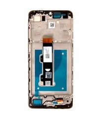 Motorola E22 LCD Display + Touch Unit Black + Front Cover цена и информация | Запчасти для телефонов и инструменты для их ремонта | pigu.lt