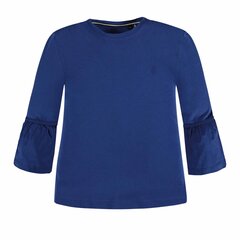 Marškinėliai mergaitėms Polo, mėlyni kaina ir informacija | Marškinėliai mergaitėms | pigu.lt