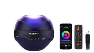 Светодиодный проектор звездного неба Kedemas, BL-XK09, RGB, 8Вт, 5В, черный цена и информация | Настольные светильники | pigu.lt