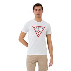 Guess marškinėliai vyrams 81459, balti kaina ir informacija | Vyriški marškinėliai | pigu.lt