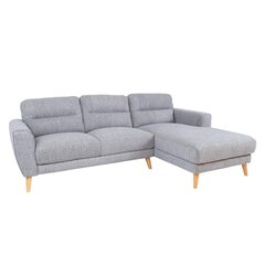 Corner sofa DANTE RC, light grey цена и информация | Угловые диваны | pigu.lt