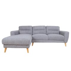 Corner sofa DANTE LC, light grey цена и информация | Угловые диваны | pigu.lt