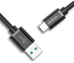Кабель Dudao L5G Кабель USB на USB Type-C Сверхбыстрая зарядка 1 м, черный цена и информация | Кабели для телефонов | pigu.lt