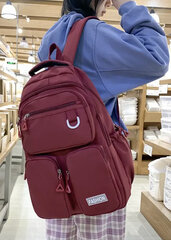 Рюкзак школьный Fashion, красный цена и информация | Школьные рюкзаки, спортивные сумки | pigu.lt