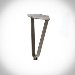 Stalo koja Metal Tale, sidabrinė цена и информация | Ножки для мебели | pigu.lt
