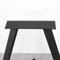 Stalo koja Metal Tale, juoda kaina ir informacija | Baldinės kojelės ir kojos | pigu.lt
