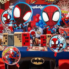 Folinių balionų rinkinys Žmogus Voras ( Spiderman ) AYD230510-12, 5 vnt. kaina ir informacija | Balionai | pigu.lt