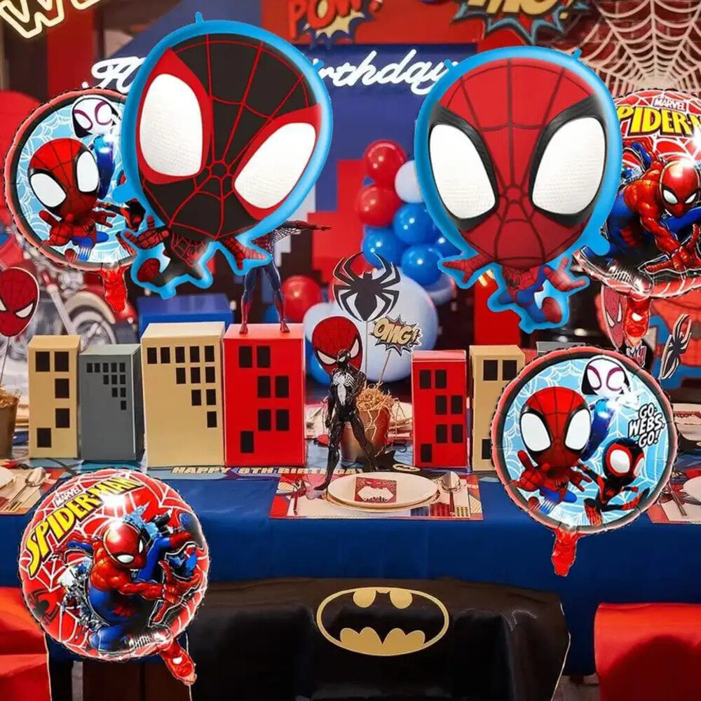 Folinių balionų rinkinys Žmogus Voras ( Spiderman ) AYD230510-11, 5 vnt. цена и информация | Balionai | pigu.lt