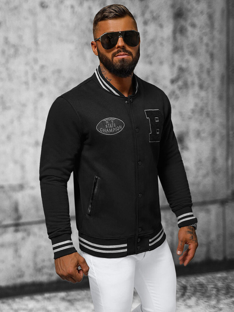 Džemperis vyrams New Boy MF2018, juodas kaina ir informacija | Džemperiai vyrams | pigu.lt