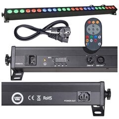 Šviesos efektai Light4Me Deco Bar 24 RGB IR kaina ir informacija | Priedai muzikos instrumentams | pigu.lt