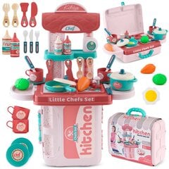 Vaikiška virtuvėlė su lagaminu Ricokids 772900 цена и информация | Игрушки для девочек | pigu.lt