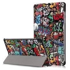 Чехол "Smart Leather" Samsung Tab A9 Plus 11.0 graffiti цена и информация | Чехлы для планшетов и электронных книг | pigu.lt