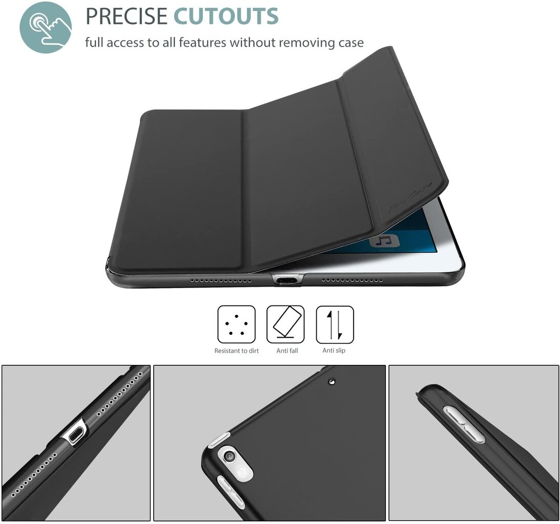 Dėklas Smart Soft Samsung Tab A9 8.7 juodas цена и информация | Planšečių, el. skaityklių dėklai | pigu.lt