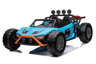 Dvivietis elektrinis sportinis keturratis Buggy Racing 5, mėlynas kaina ir informacija | Elektromobiliai vaikams | pigu.lt