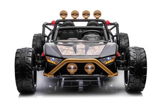 Dvivietis elektrinis sportinis keturratis Buggy Racing 5, juoda kaina ir informacija | Elektromobiliai vaikams | pigu.lt